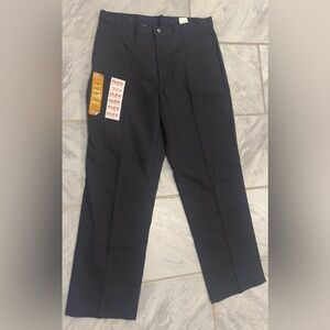 NWT Dickies Mens Black Relaxed Fit Flex Pants Size 36Wx32L Straight Leg